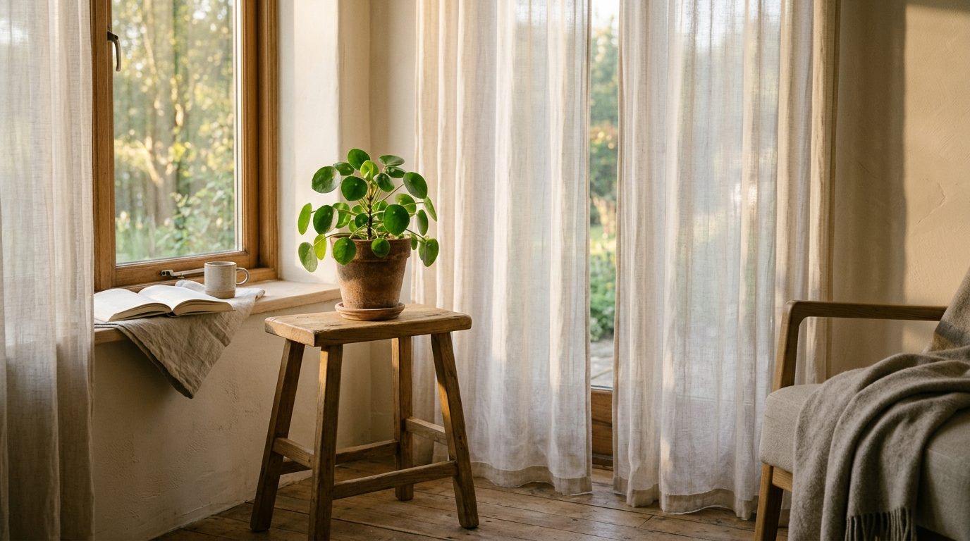 Atmosphère paisible et lumineuse invitant au calme intérieur et à la sérénité